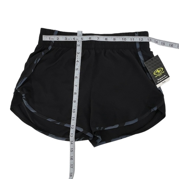 NWT athletic works Black Dri Fit Running Shorts Size Large (10/12) Plus Girl’s - Picture 4 of 5